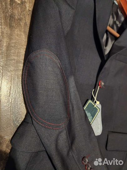 Пиджак для мальчика 152 новый серый van cliff
