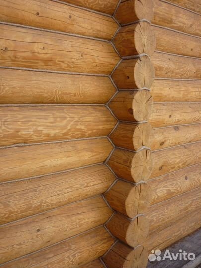 Конопатка шлифовка Покраска