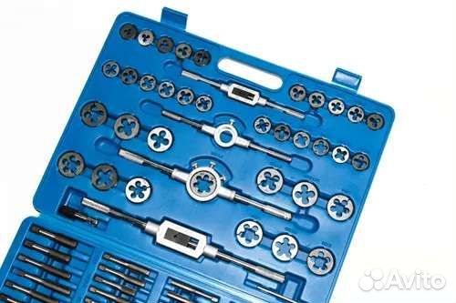 Набор плашек и метчиков 110 предметов