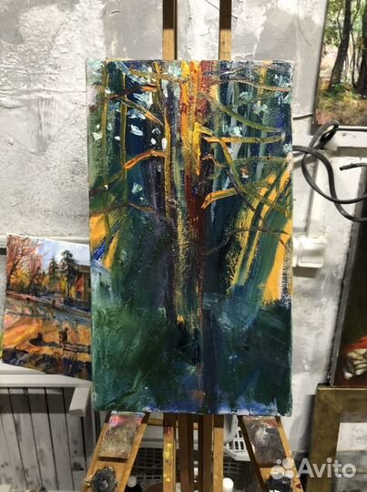 Картина маслом пейзаж