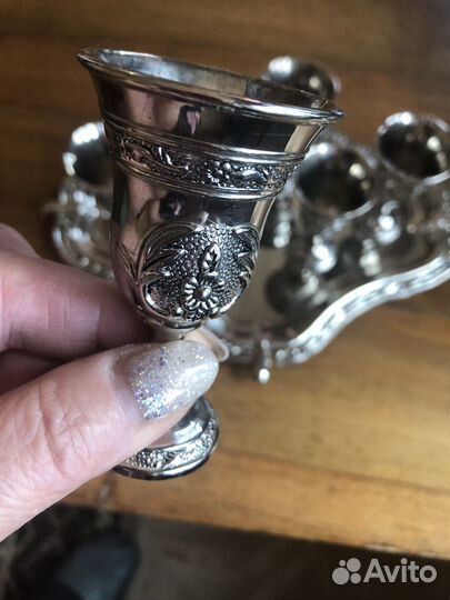 Стопки подарочные и ложки чайные