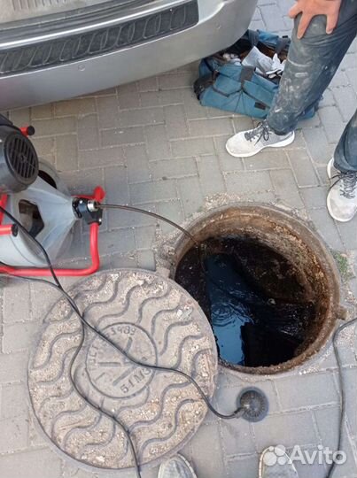 Прочистка канализации, устранение засора