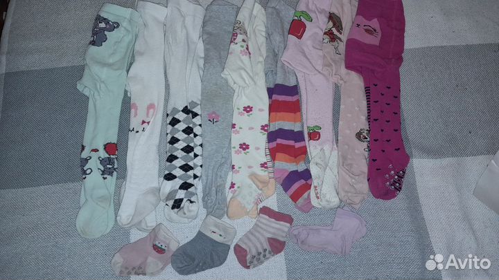 Шапка, колготки, носки для девочки