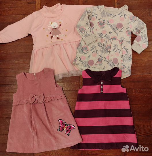 Платье, водолазка, толстовка, лосины 86 92