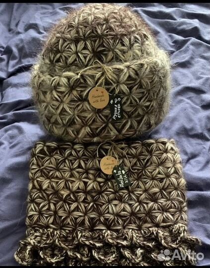 Шапка +снуд