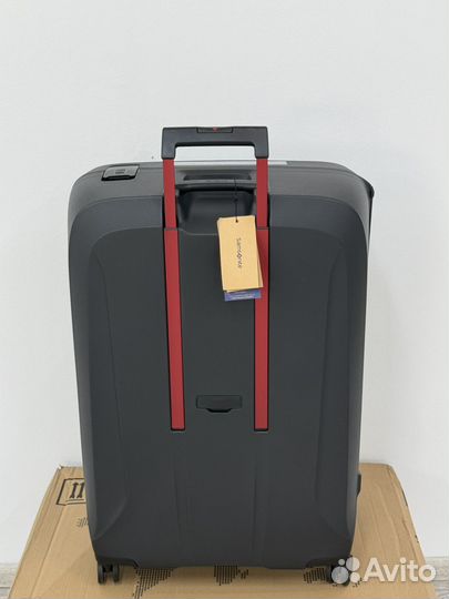 Новый чемодан Samsonite Essens XL, угольно-красный