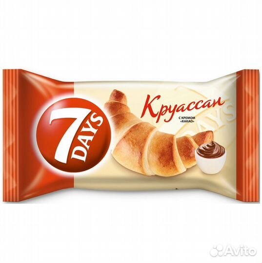 Круассан 7 Дейс (7Days) Миди с кремом Какао 65г