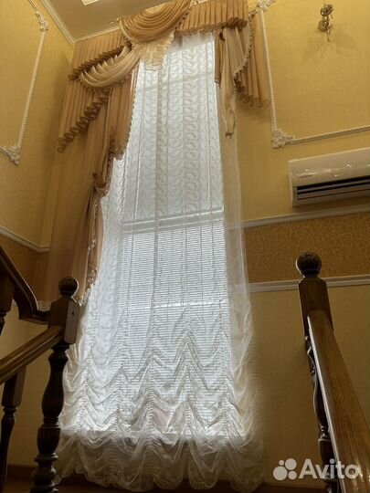 Тюль с ламбрикеном