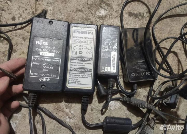 Блоки питания разные для ноутов и фр