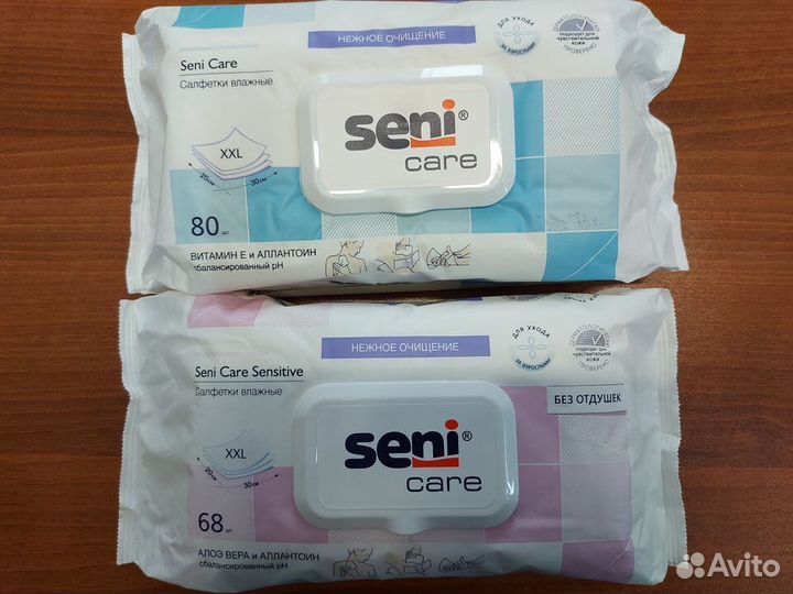 Влажные салфетки seni