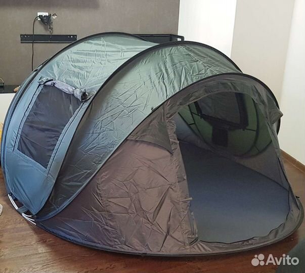 Палатка автомат с утеплённым полом