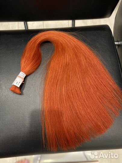 Нвюатуральные рыжие волосы