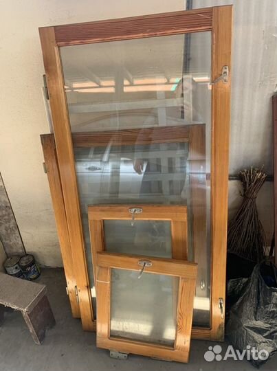 Окна деревянные двойные стёкла