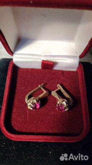Серьги серебро 925 пр СССР