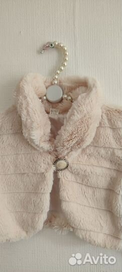 Болеро меховое (искусственный) на девочку