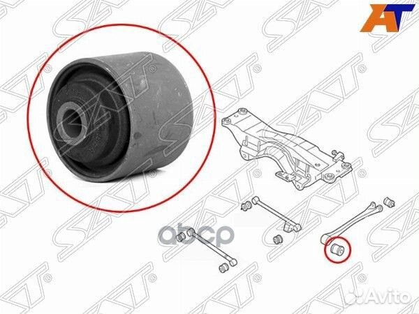Сайлентблок заднего продольного рычага subaru