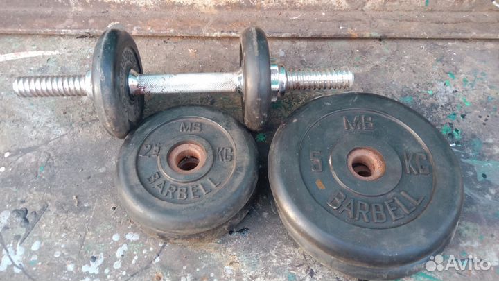 Гантели разборные