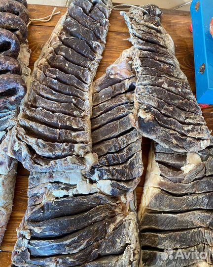 Мясо и колбаса сушёные горные