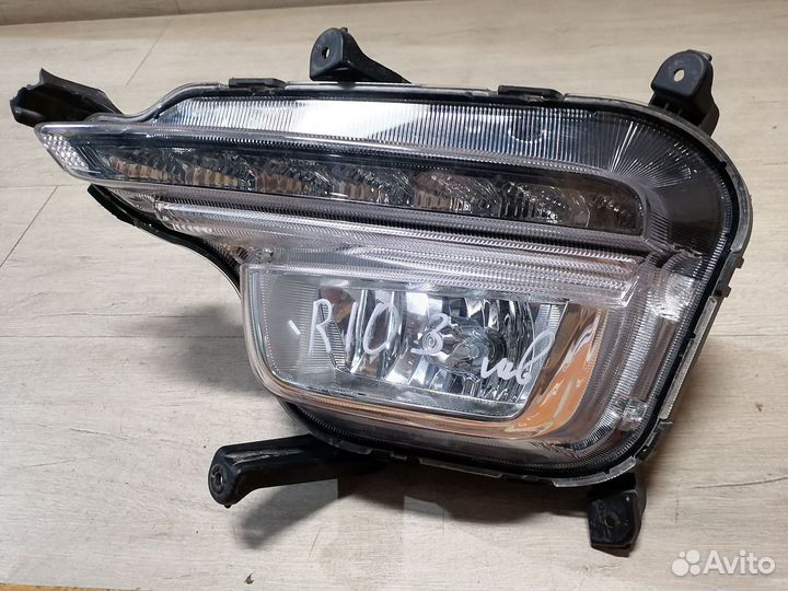 Фара противотуманка птф левая LED Kia Rio 3 15-17г