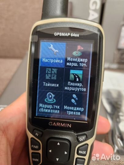 Новый Garmin GPSmap 64sx с топо картой 6.43