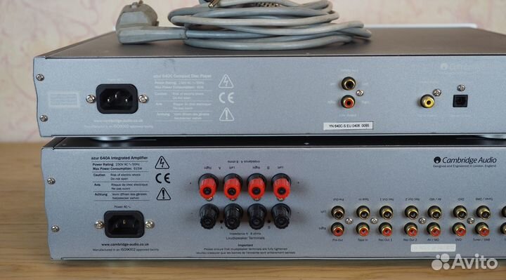 Комплект Cambridge Audio azur 640A + 640C