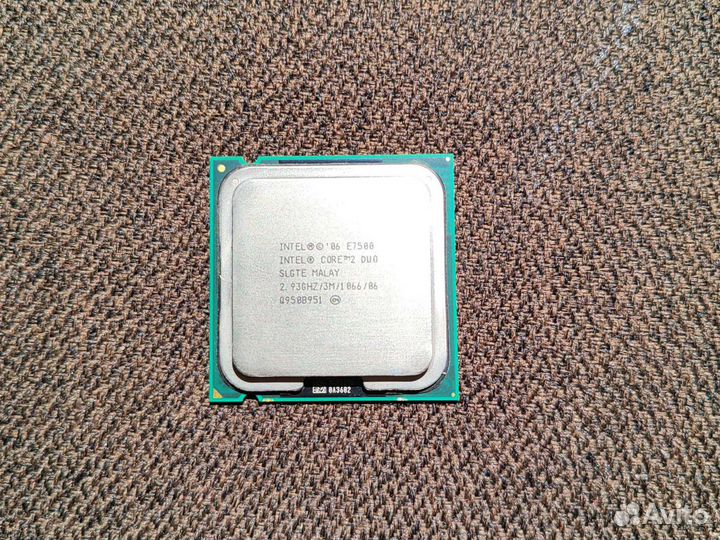 Процессор Intel Core 2 duo E7500