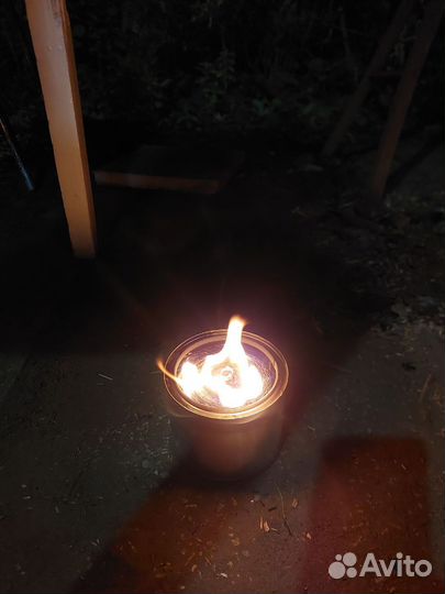 Свеча уличная окопная туристическая