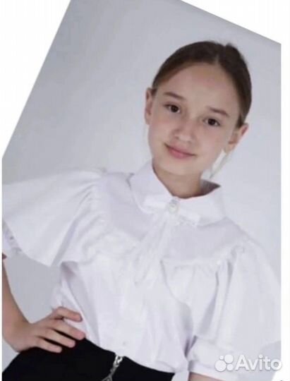 Рубашка белая для девочки