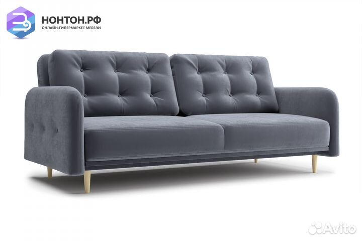 Диван книжка Париж темно-серый