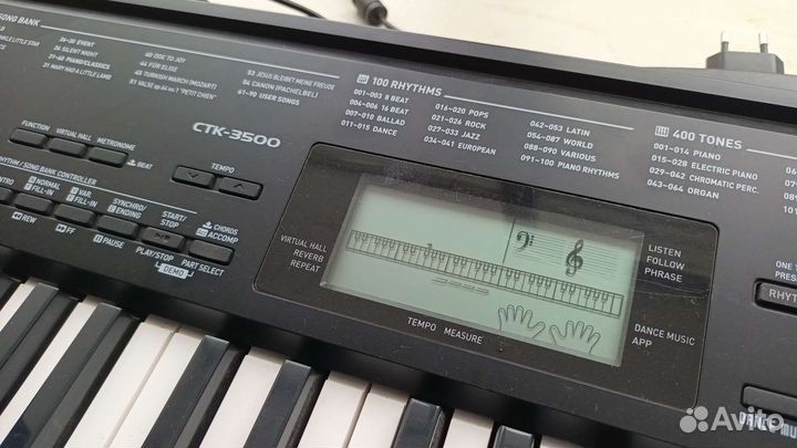 Casio ctk-3500 синтезатор с чувствительностью