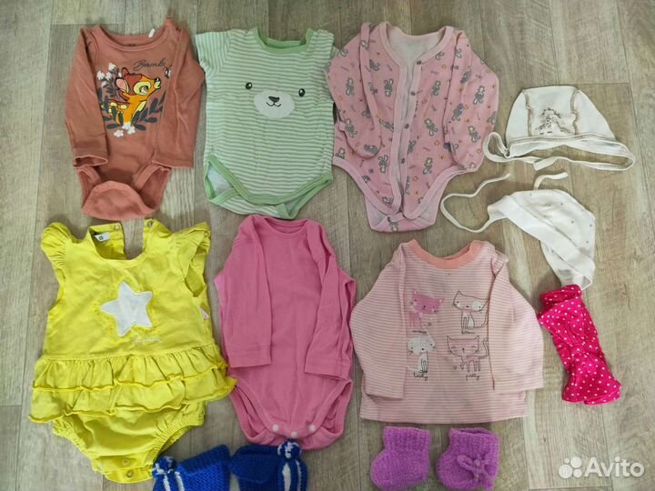 Вещи пакетом для девочки 68-74