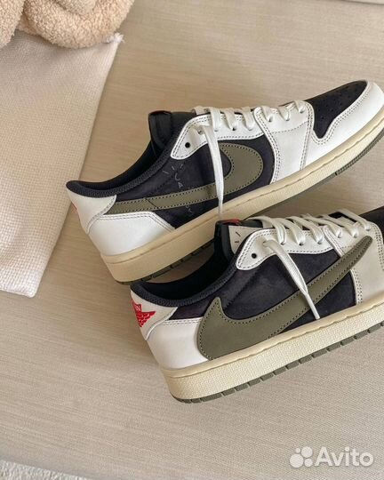 Nike air jordan 1 travis scott olive