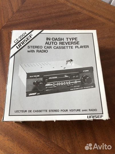 Кассетная автомагнитола Unisef