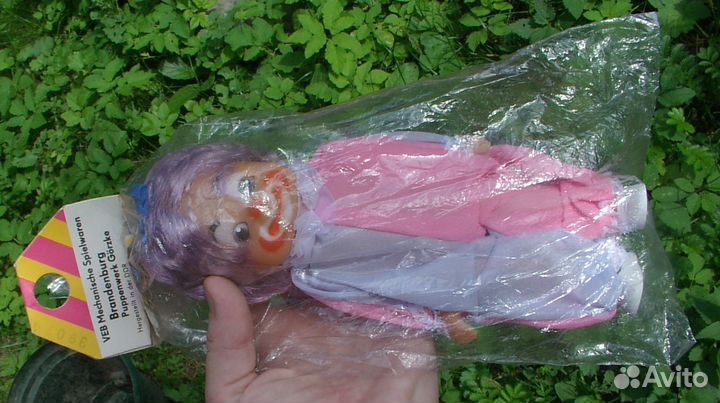 Кукла немецкая клоун новый гдр