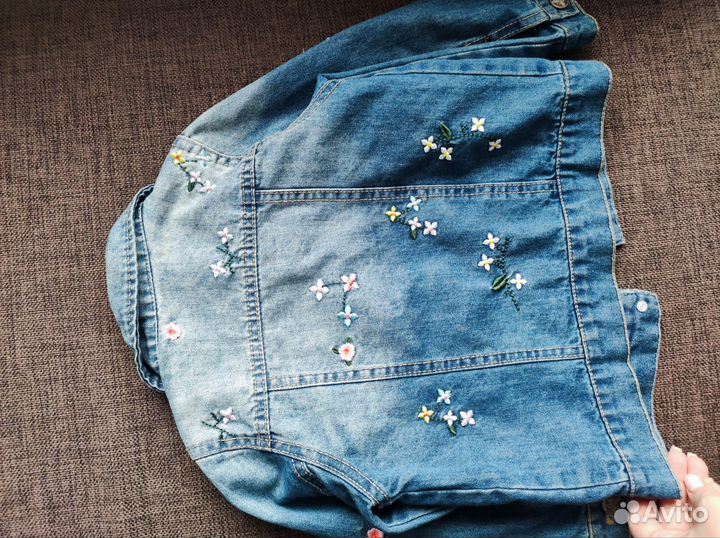 Куртка джинсовая для девочки 104