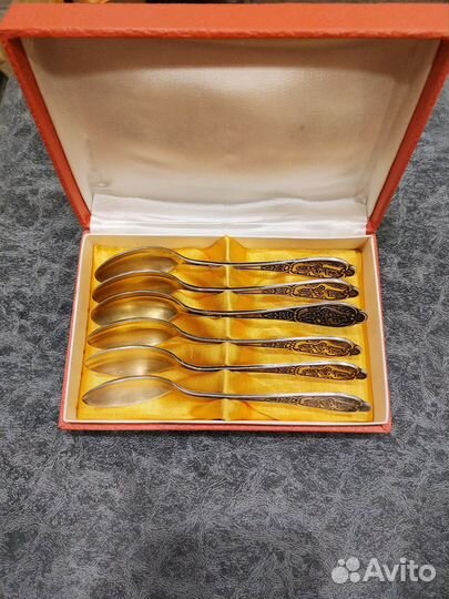 Ложки чайные набор СССР мельхиор