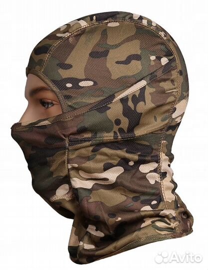 Военная спортивная балаклава Мультикам Мох