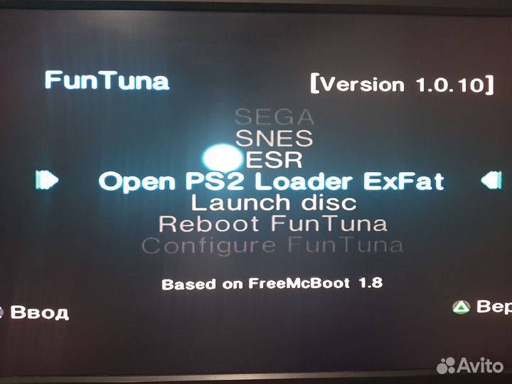 Карта памяти ps2 Slim 9000X 64 мб + fmcb (funtuna)