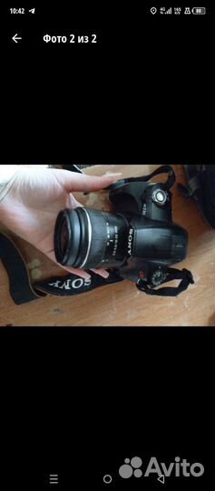 Зеркальный фотоаппарат sony