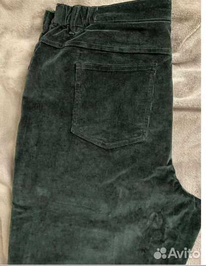 Брюки из микровельвета 54 La Redoute