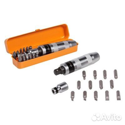 Отвёртка ударная с битами-вставками 5/16