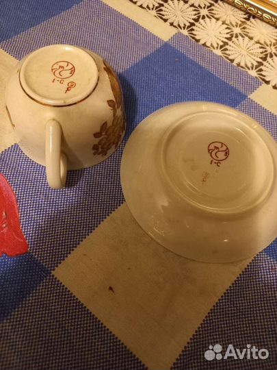 Чашка с блюдцем СССР