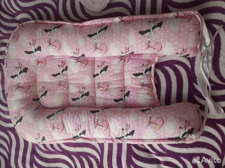 Кокон-гнёздышко для новорожденного с одеялком