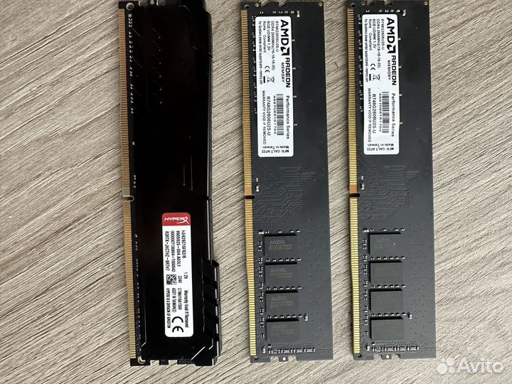 Оперативная память ddr4 16gb/8gb