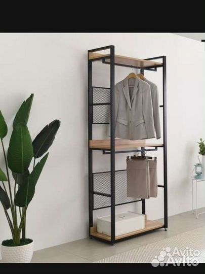 Стеллаж вешалка