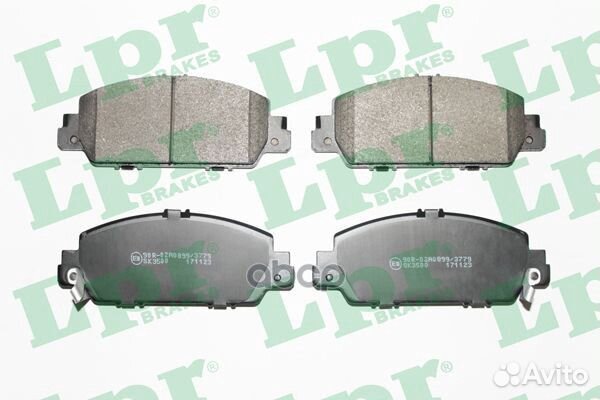 Колодки тормозные honda accord 14- передние 05P