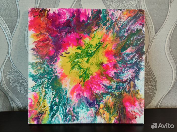 Картина абстрактная акрил