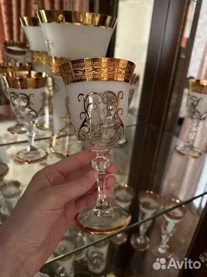 Хрустальные фужеры бокалы