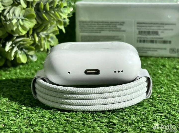 Airpods Pro 2 tape-c premium(гарантия+чехол)