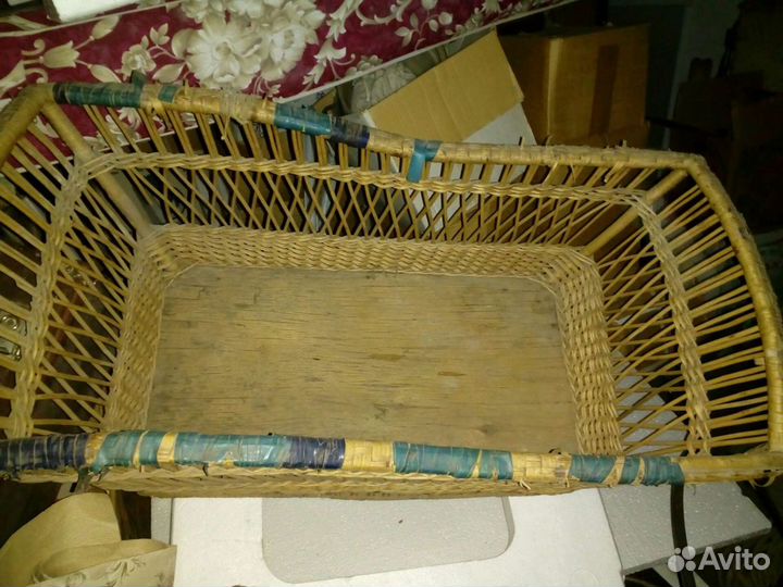 Колыбель детская плетеная
